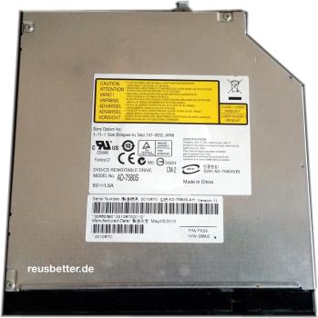 Acer Aspire Notebook DVD Dual Layer | Sony Optiarc AD-7580S-AH | Original